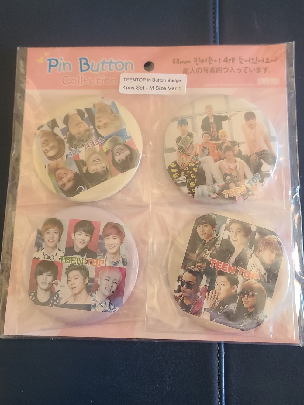 Teen Top Button Badge Four Piece Collection New